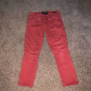 Ankle cropped jeans
